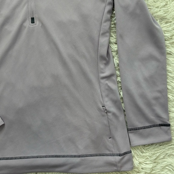 ALO Women’s Athletic 1/4 Zip Hooded Pullover Sweater Lavender Purple Size XL - Picture 2 of 6